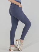 Dapplebay Essential Silicone Full Seat Tights-Purple Dusk
