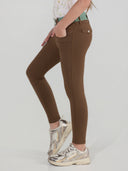 Dapplebay Kids Essential Silicone Full Seat Tights-Chestnut