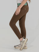 Dapplebay Kids Essential Silicone Full Seat Tights-Chestnut