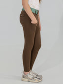Dapplebay Kids Essential Silicone Full Seat Tights-Chestnut