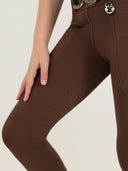 Dapplebay Kids Essential Silicone Full Seat Tights-Chocolate