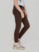 Dapplebay Kids Essential Silicone Full Seat Tights-Chocolate