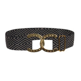 Dapplebay Horse Shoe Belt- Key-Graphite