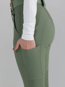 Dapplebay Sport Silicone Knee Patch Breeches-Rosemary