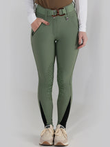 Dapplebay Sport Silicone Knee Patch Breeches-Rosemary