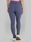 Dapplebay Sport Silicone Knee Patch Breeches-Purple Dusk