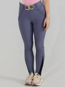 Dapplebay Sport Silicone Knee Patch Breeches-Purple Dusk