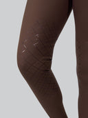 Dapplebay Sport Silicone Knee Patch Breeches-Chocolate