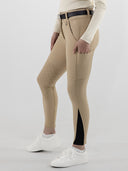 Dapplebay Sport Silicone Knee Patch Breeches-Heritage Tan