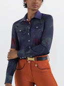 Dapplebay Abstract Horses Western Riding Top