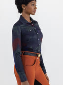 Dapplebay Abstract Horses Western Riding Top