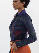 Dapplebay Abstract Horses Western Riding Top