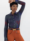 Dapplebay Abstract Horses Western Riding Top