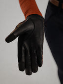 Dapplebay Autumn Toile Riding Gloves-Black