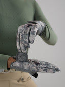 Dapplebay Hunt Tapestry Riding Gloves-Graphite