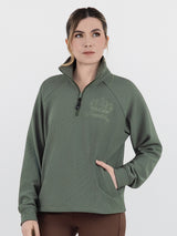Dapplebay Signature Ribbed Pullover-Rosemary