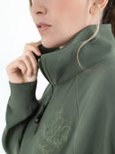 Dapplebay Signature Ribbed Pullover-Rosemary