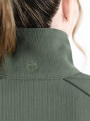 Dapplebay Signature Ribbed Pullover-Rosemary