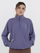 Dapplebay Signature Ribbed Pullover-Purple Dusk