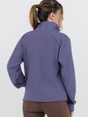 Dapplebay Signature Ribbed Pullover-Purple Dusk