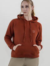 Dapplebay Palm Trees & Horse Shows Hoodie-Rust