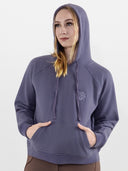 Dapplebay Palm Trees & Horse Shows Hoodie-Purple Dusk