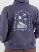 Dapplebay Palm Trees & Horse Shows Hoodie-Purple Dusk