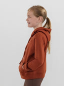 Dapplebay Kids Palm Trees & Horse Shows Hoodie-Rust
