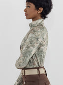 Dapplebay Hunt Tapestry 1/4 Zip LS Riding Top