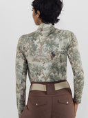 Dapplebay Hunt Tapestry 1/4 Zip LS Riding Top