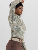Dapplebay Hunt Tapestry 1/4 Zip LS Riding Top