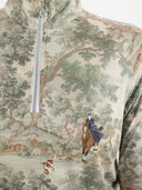 Dapplebay Hunt Tapestry 1/4 Zip LS Riding Top
