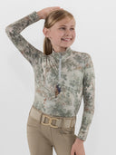 Dapplebay Kids Dapplebay Hunt Tapestry 1/4 Zip LS Riding Top