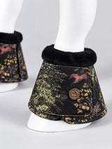Dapplebay Autumn Toile ProTech Bell Boots-Dark Bay