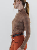 Dapplebay Heirloom 1/4 Zip LS Riding Top-Multi
