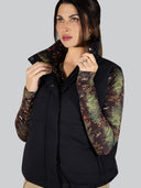 Dapplebay Reversible Puffer Vest-Black