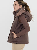 Dapplebay Reversible Puffer Vest-Chocolate