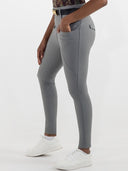 Dapplebay Winter Essential Silicone Knee Patch Tights-Graphite