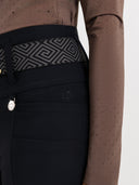Dapplebay Winter Essential Silicone Knee Patch Tights-Black