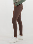 Dapplebay Winter Essential Silicone Knee Patch Tights-Chocolate