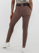 Dapplebay Winter Essential Silicone Knee Patch Tights-Chocolate