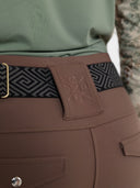 Dapplebay Winter Essential Silicone Knee Patch Tights-Chocolate