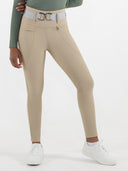 Dapplebay Winter Essential Silicone Knee Patch Tights-Heritage Tan