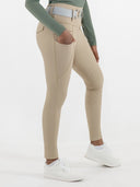 Dapplebay Winter Essential Silicone Knee Patch Tights-Heritage Tan