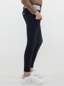 Dapplebay Kids Winter Essential Silicone Knee Patch Tights-Black