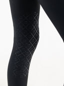 Dapplebay Kids Winter Essential Silicone Knee Patch Tights-Black