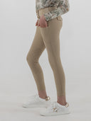 Dapplebay Kids Winter Essential Silicone Knee Patch Tights-Heritage Tan