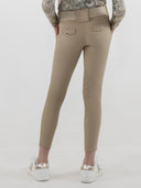 Dapplebay Kids Winter Essential Silicone Knee Patch Tights-Heritage Tan
