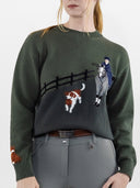 Dapplebay Heirloom Hunt Sweater-Evergreen