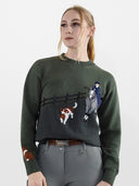 Dapplebay Heirloom Hunt Sweater-Evergreen